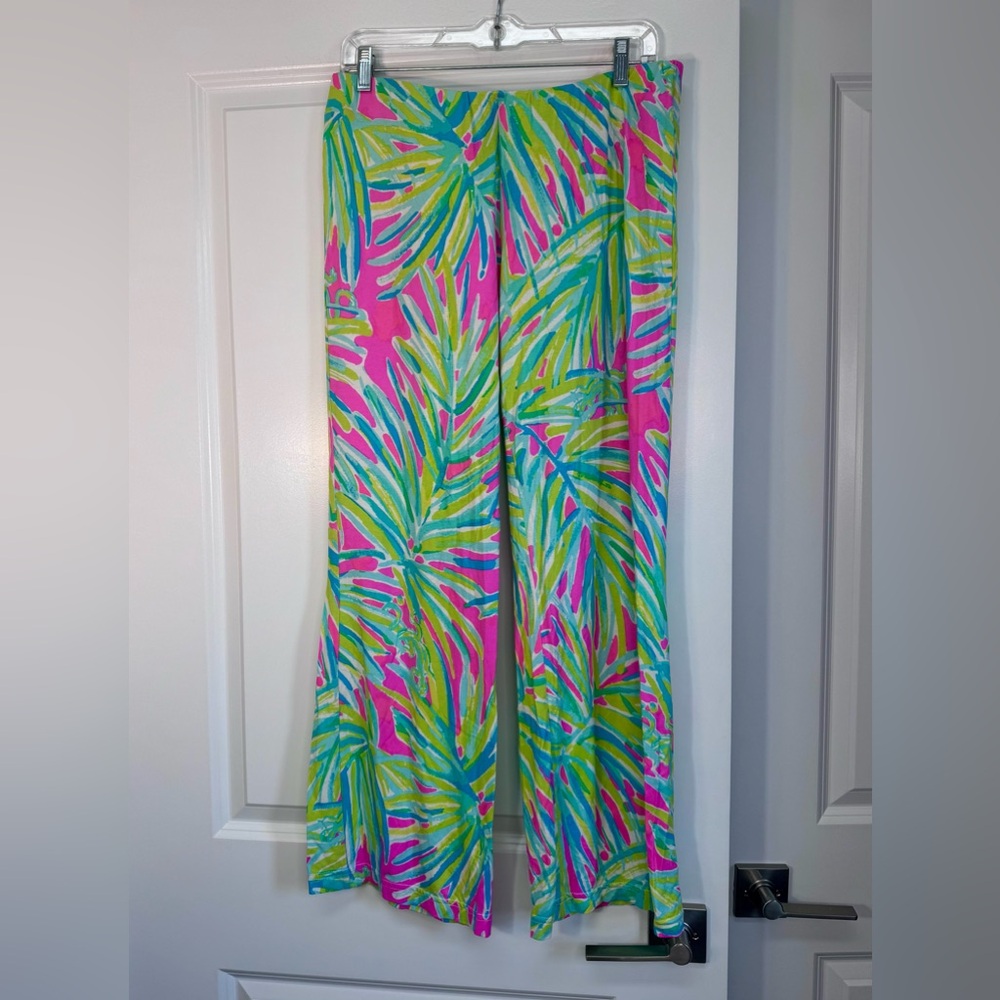 Lilly Pulitzer Pink and Green Tropical Skirt
